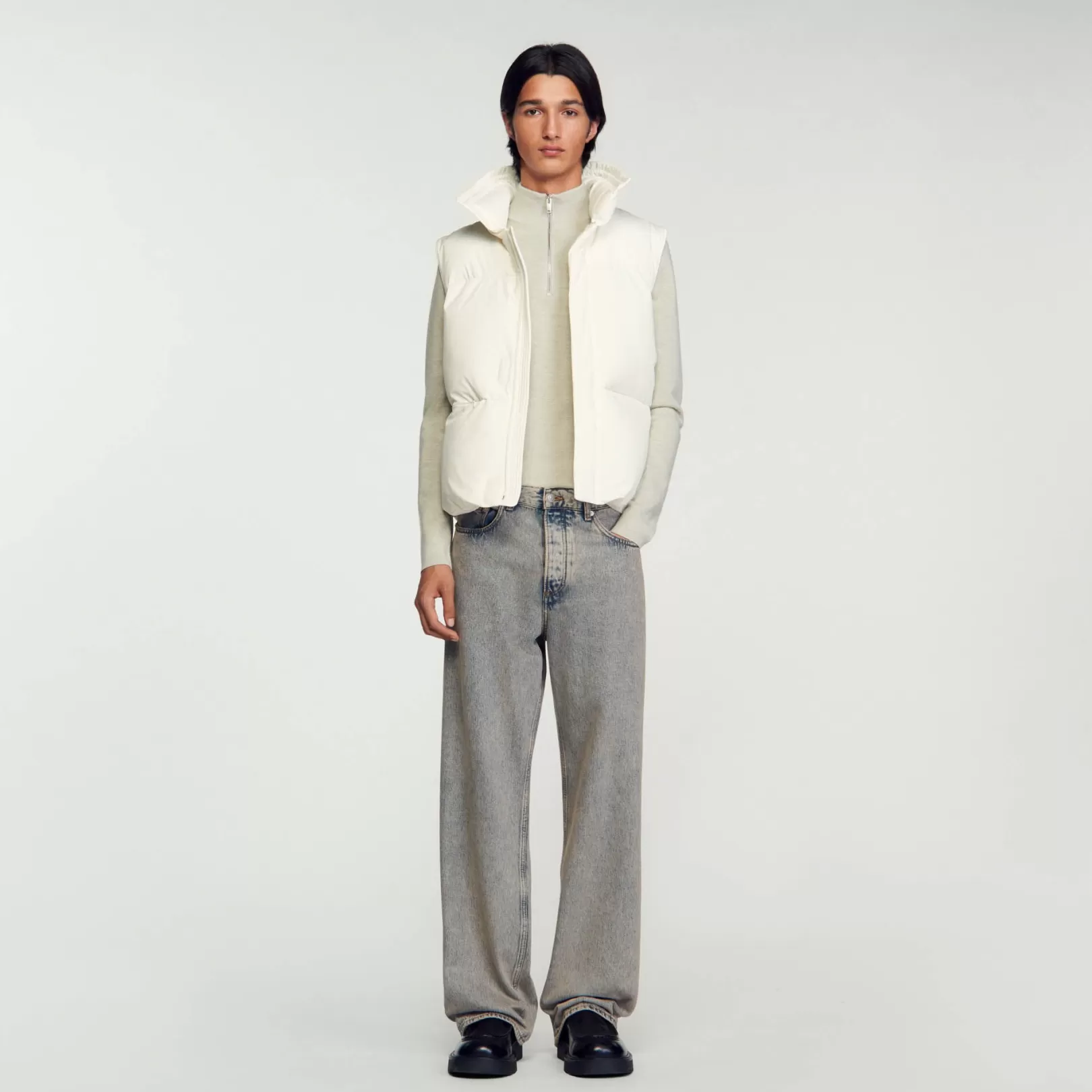 Coats*Sandro Coats Sleeveless puffer jacket