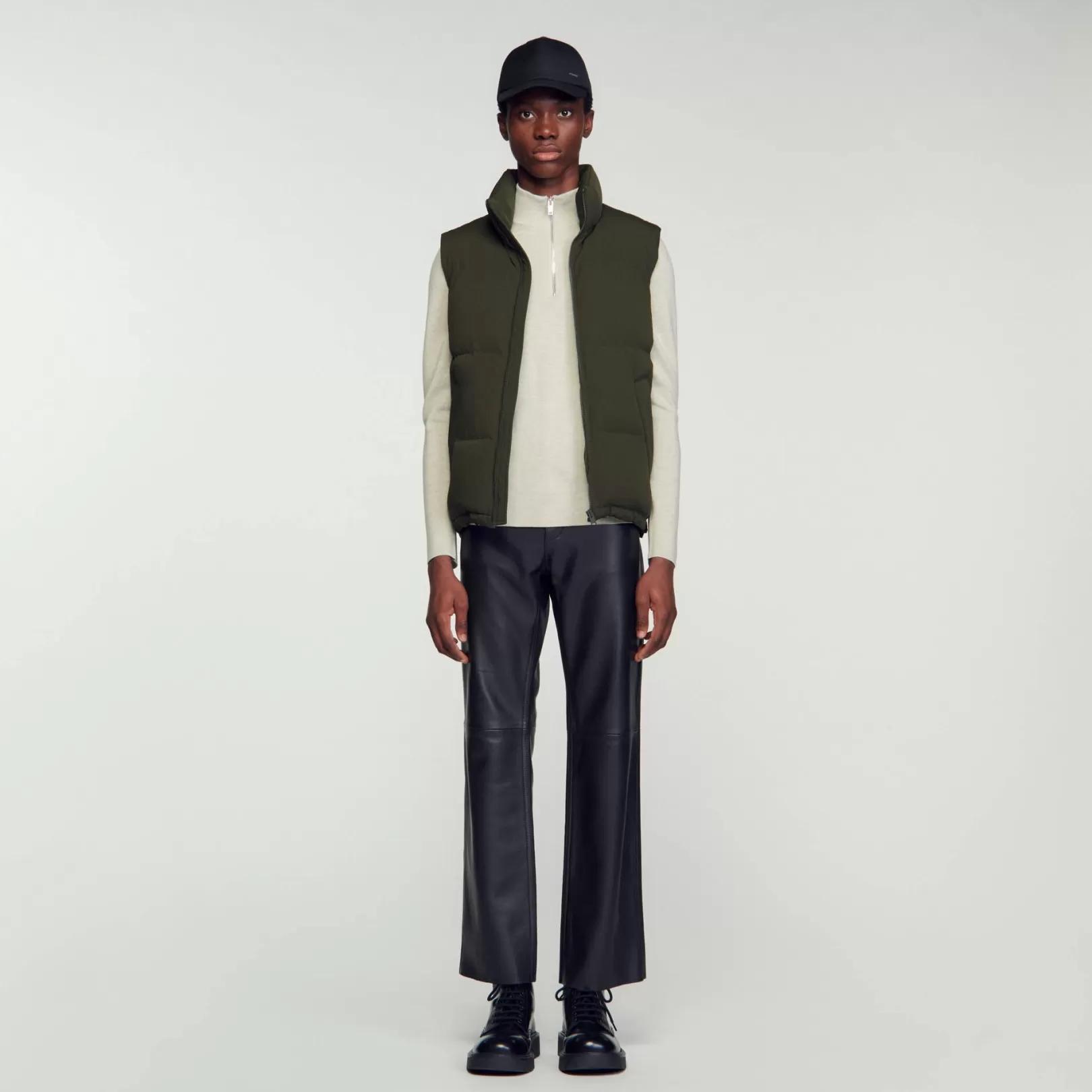 Coats*Sandro Coats Sleeveless puffer jacket