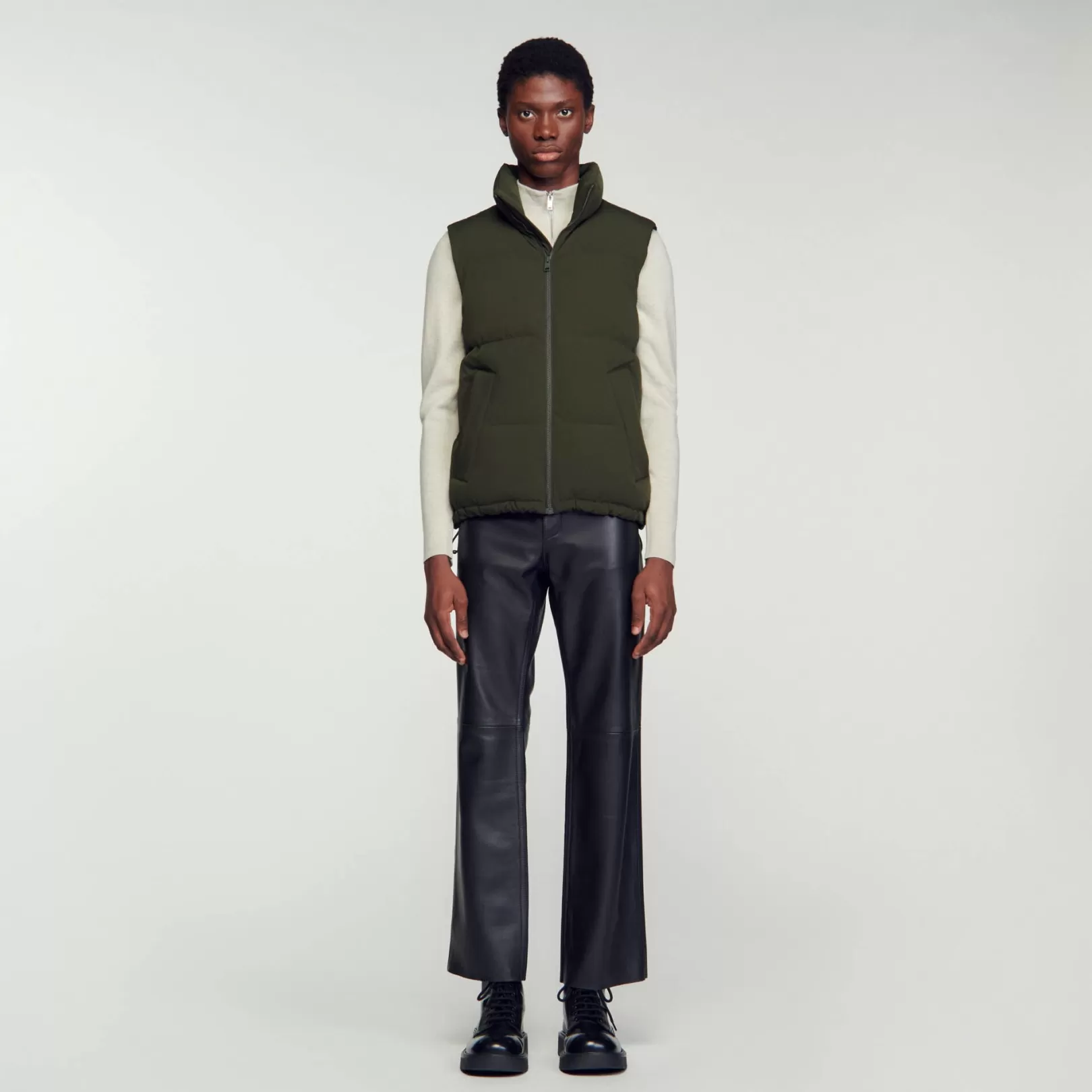 Coats*Sandro Coats Sleeveless puffer jacket