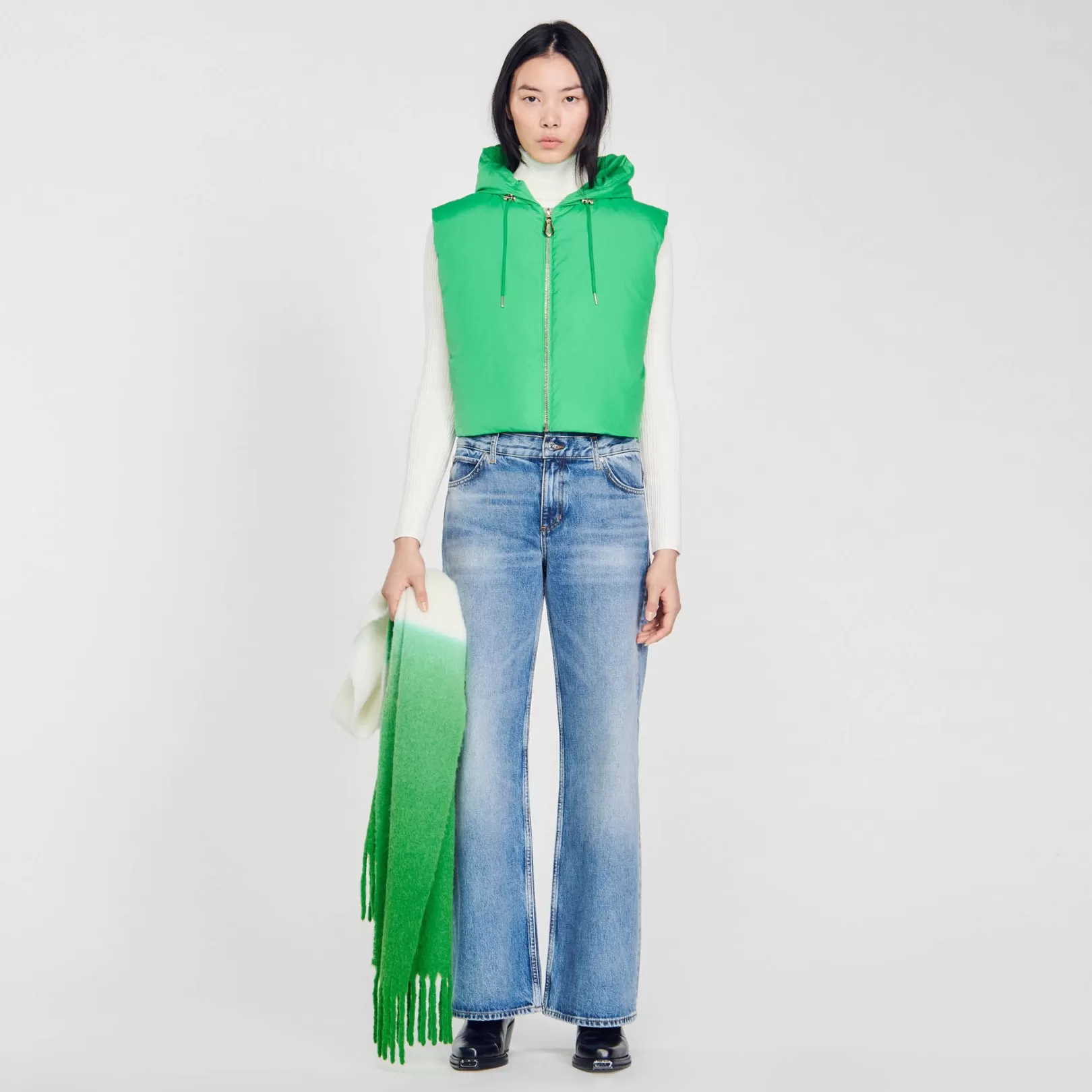 Coats*Sandro Coats Sleeveless puffer jacket