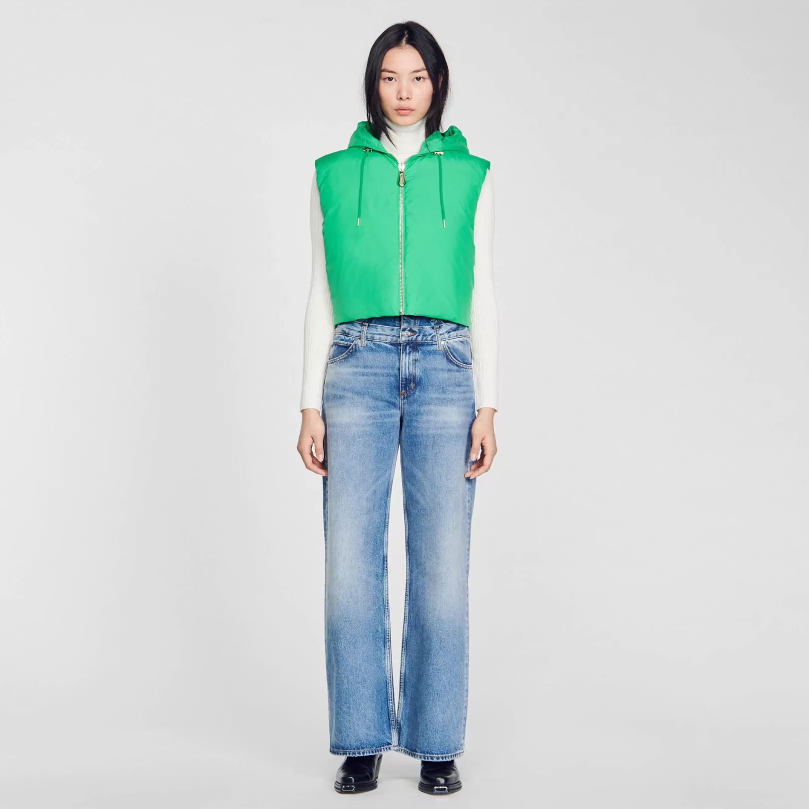 Coats*Sandro Coats Sleeveless puffer jacket