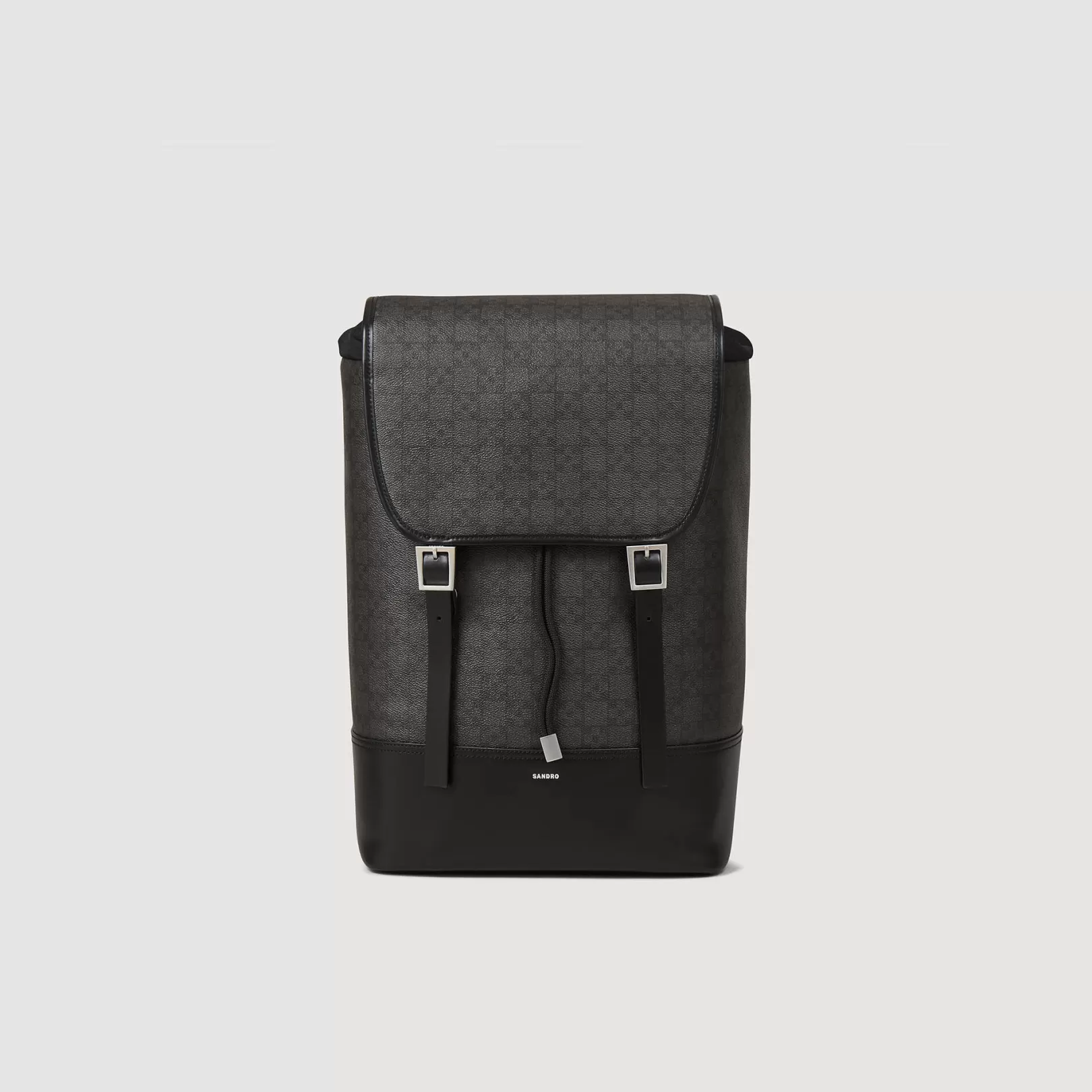 Bags*Sandro Bags Square Crs coated canvas backpack