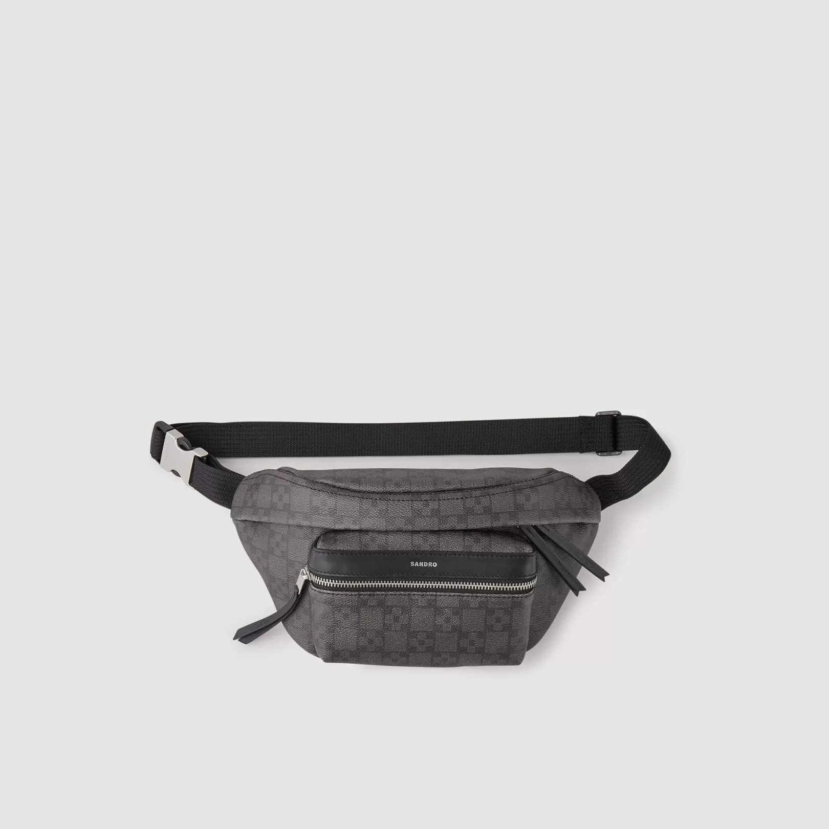 Bags*Sandro Bags Square Crs coated canvas belt bag