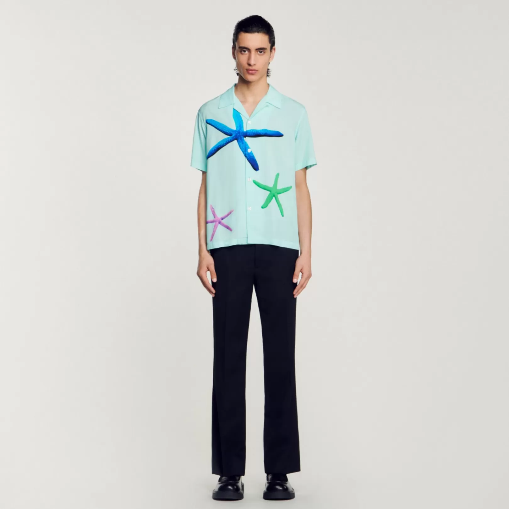 Shirts*Sandro Shirts Starfish printed shirt