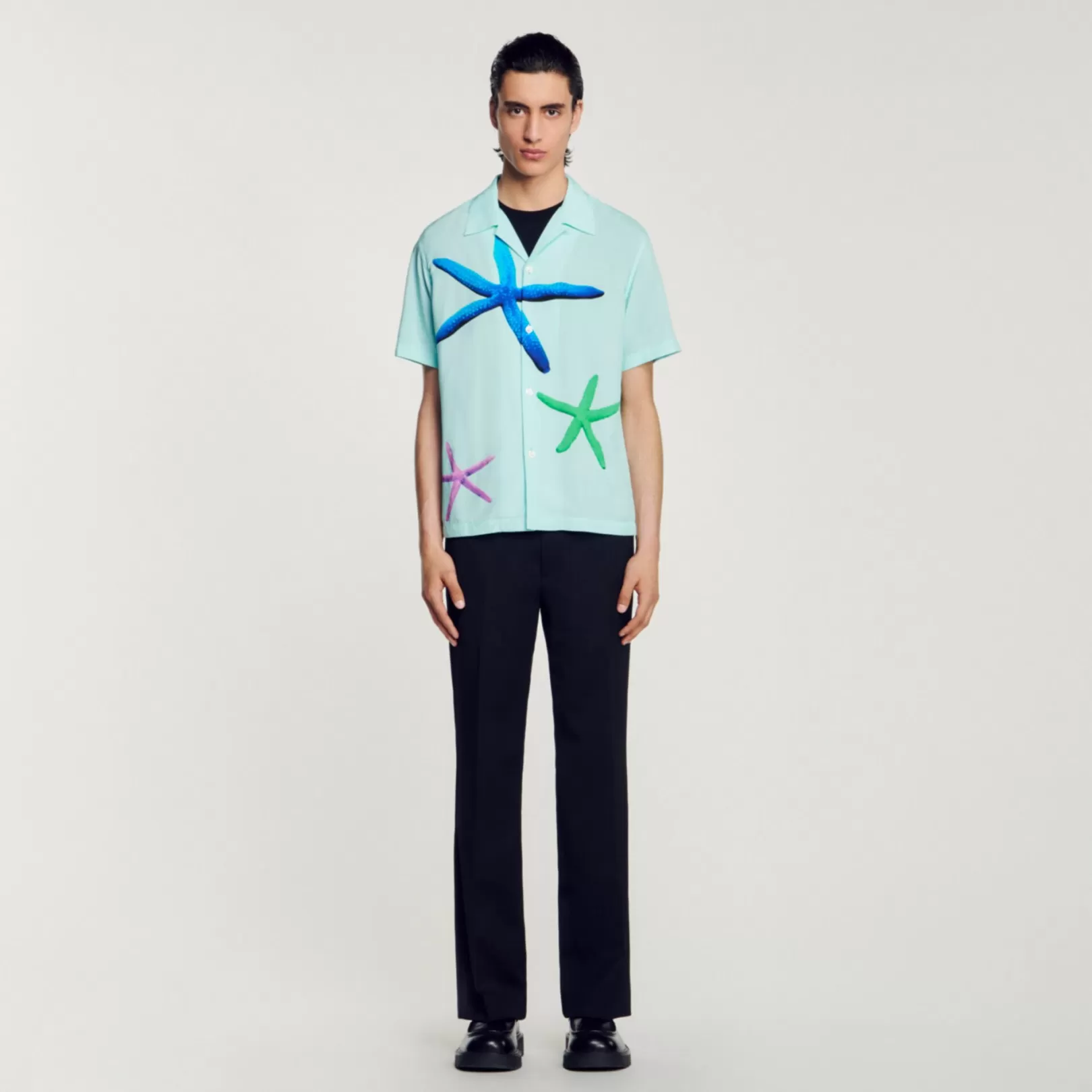 Shirts*Sandro Shirts Starfish printed shirt