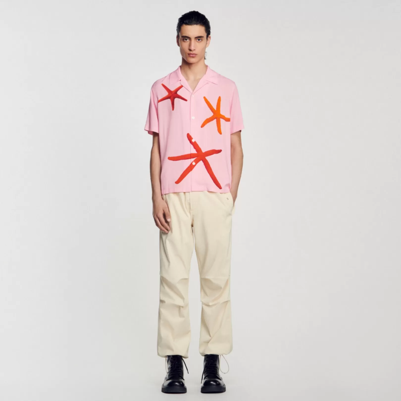 Shirts*Sandro Shirts Starfish printed shirt