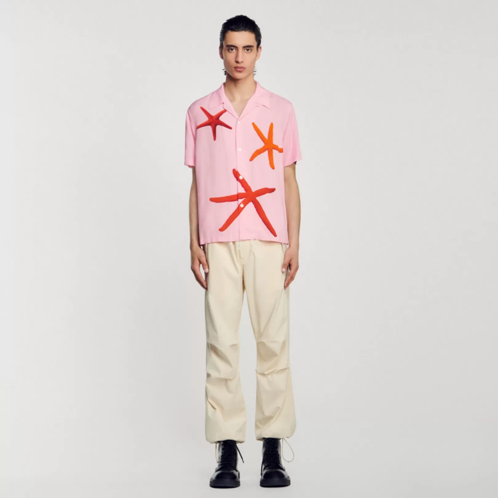 Shirts*Sandro Shirts Starfish printed shirt