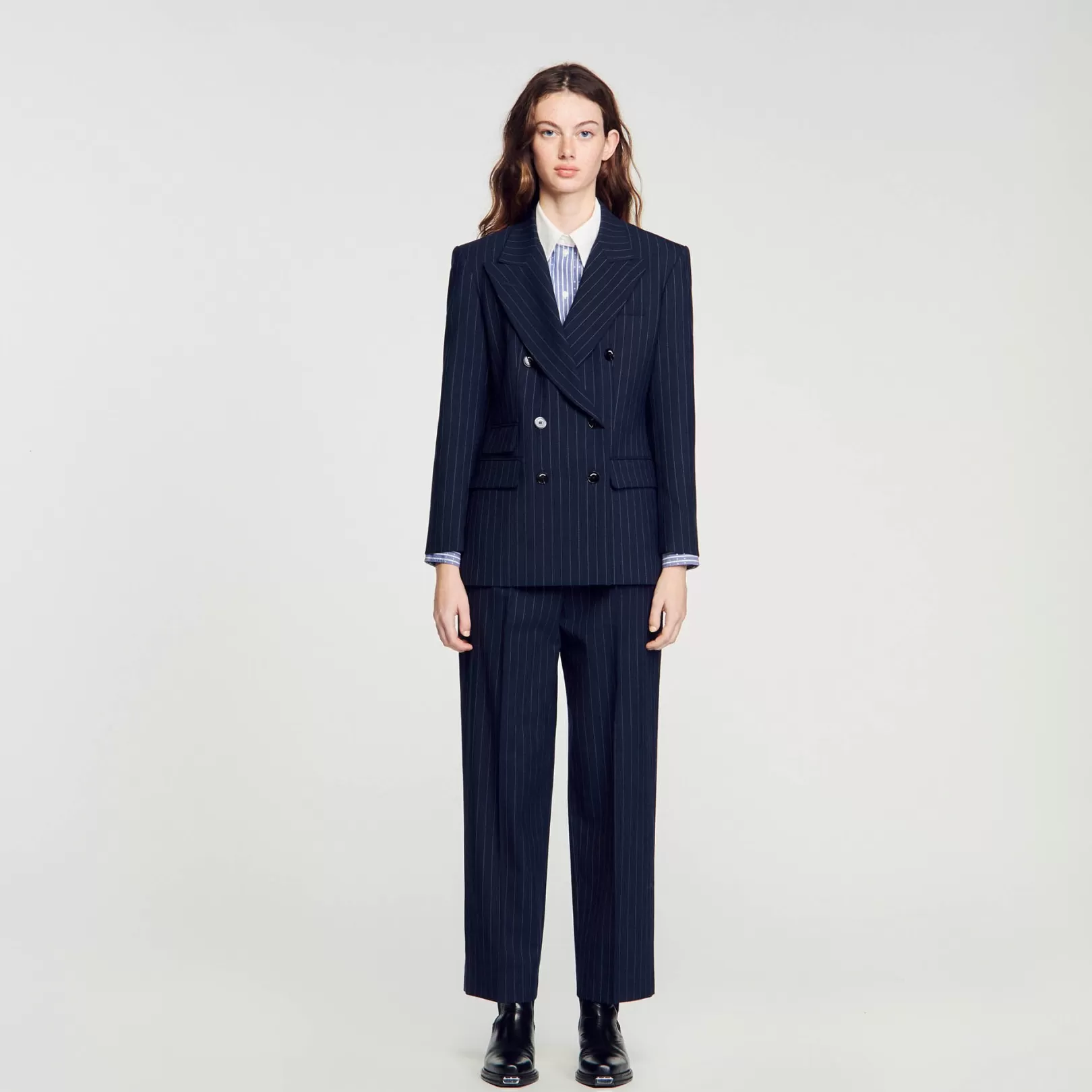 Matching Sets | Jackets & Blazers*Sandro Matching Sets | Jackets & Blazers Stripy suit jacket