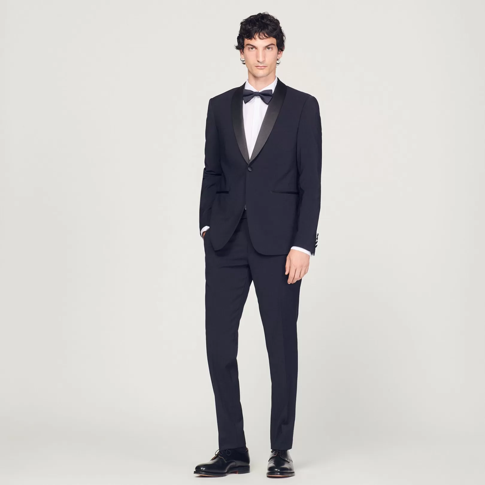 Suits & Blazers*Sandro Suits & Blazers Tuxedo jacket with satin