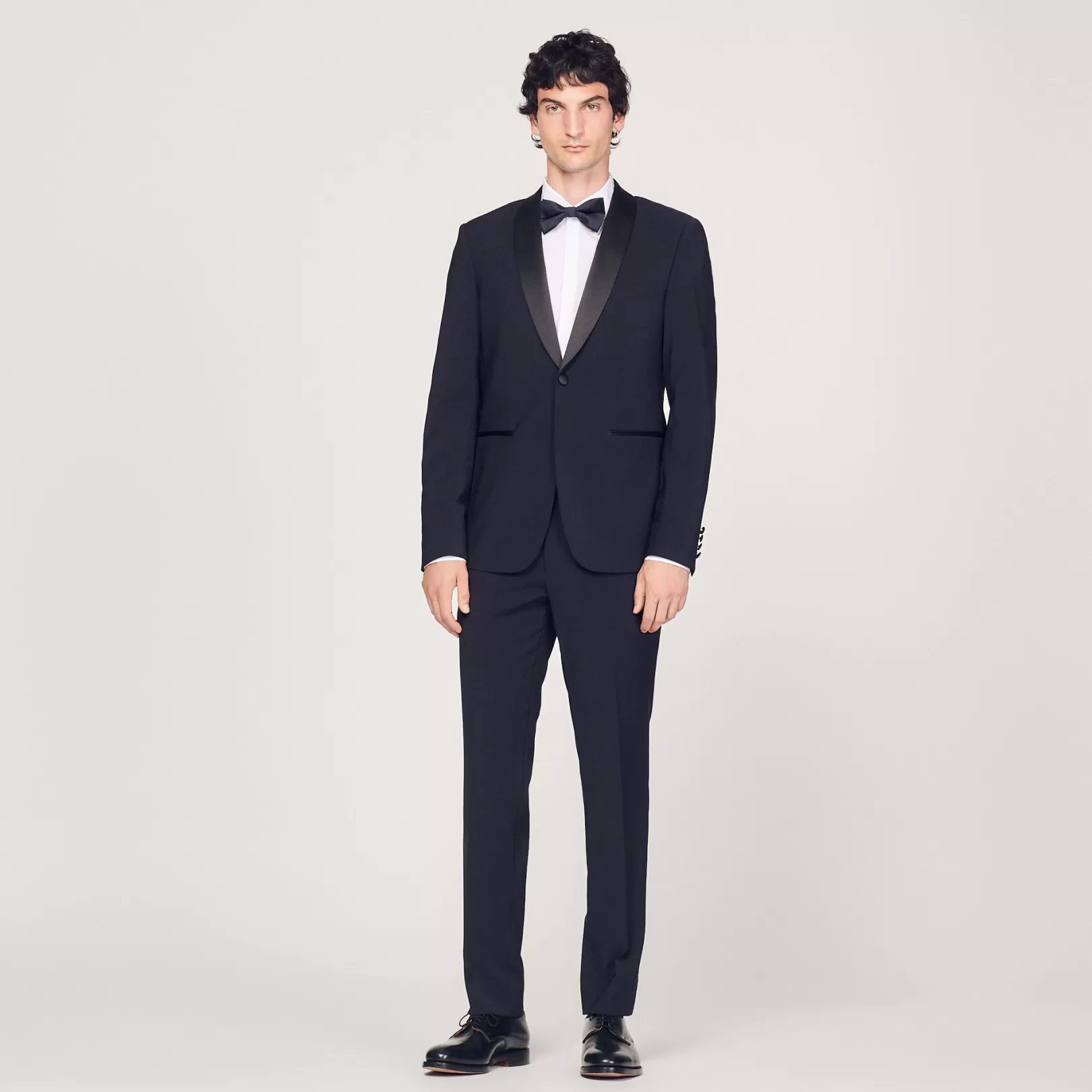 Suits & Blazers*Sandro Suits & Blazers Tuxedo jacket with satin