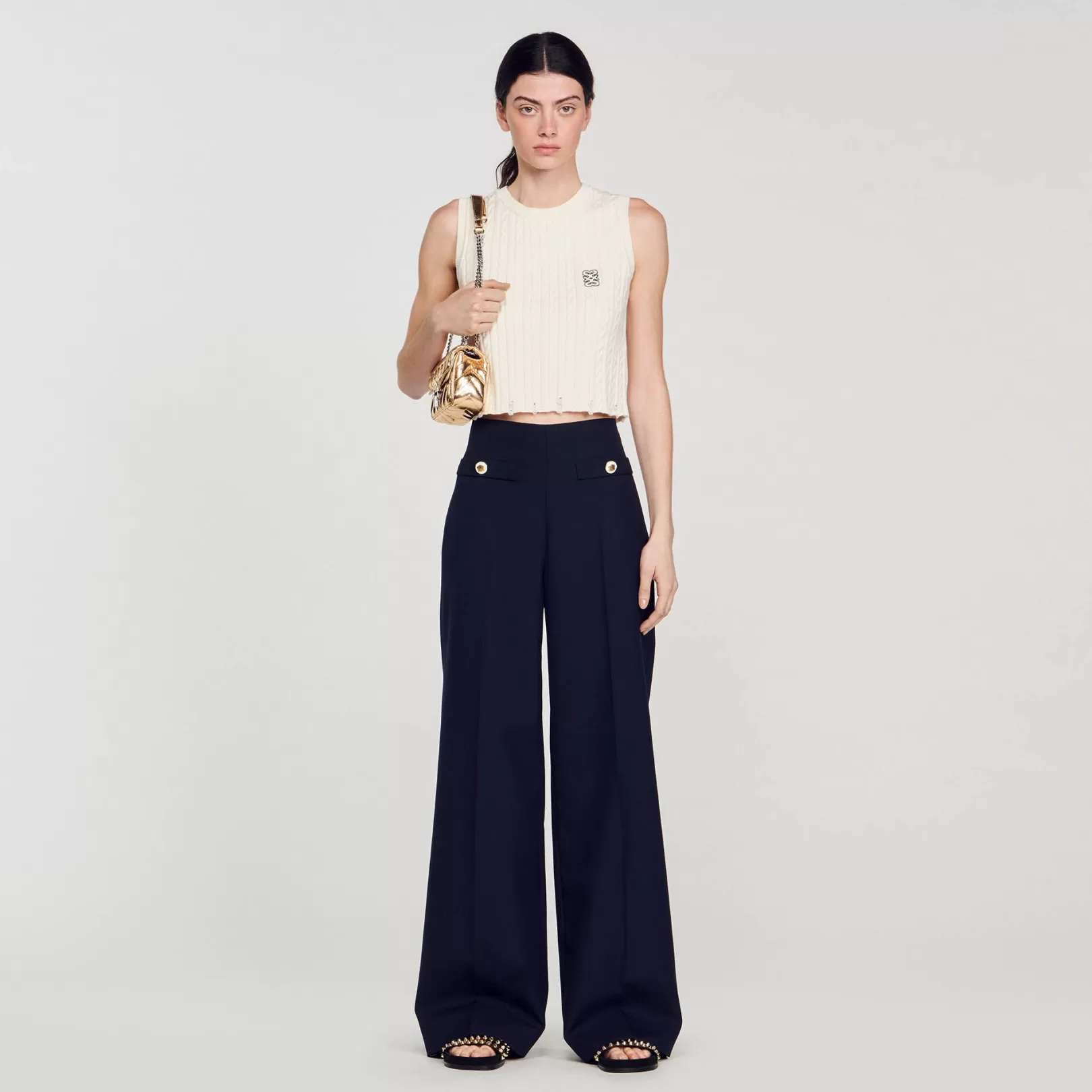 Matching Sets | Pants & Shorts*Sandro Matching Sets | Pants & Shorts Wide-leg trousers