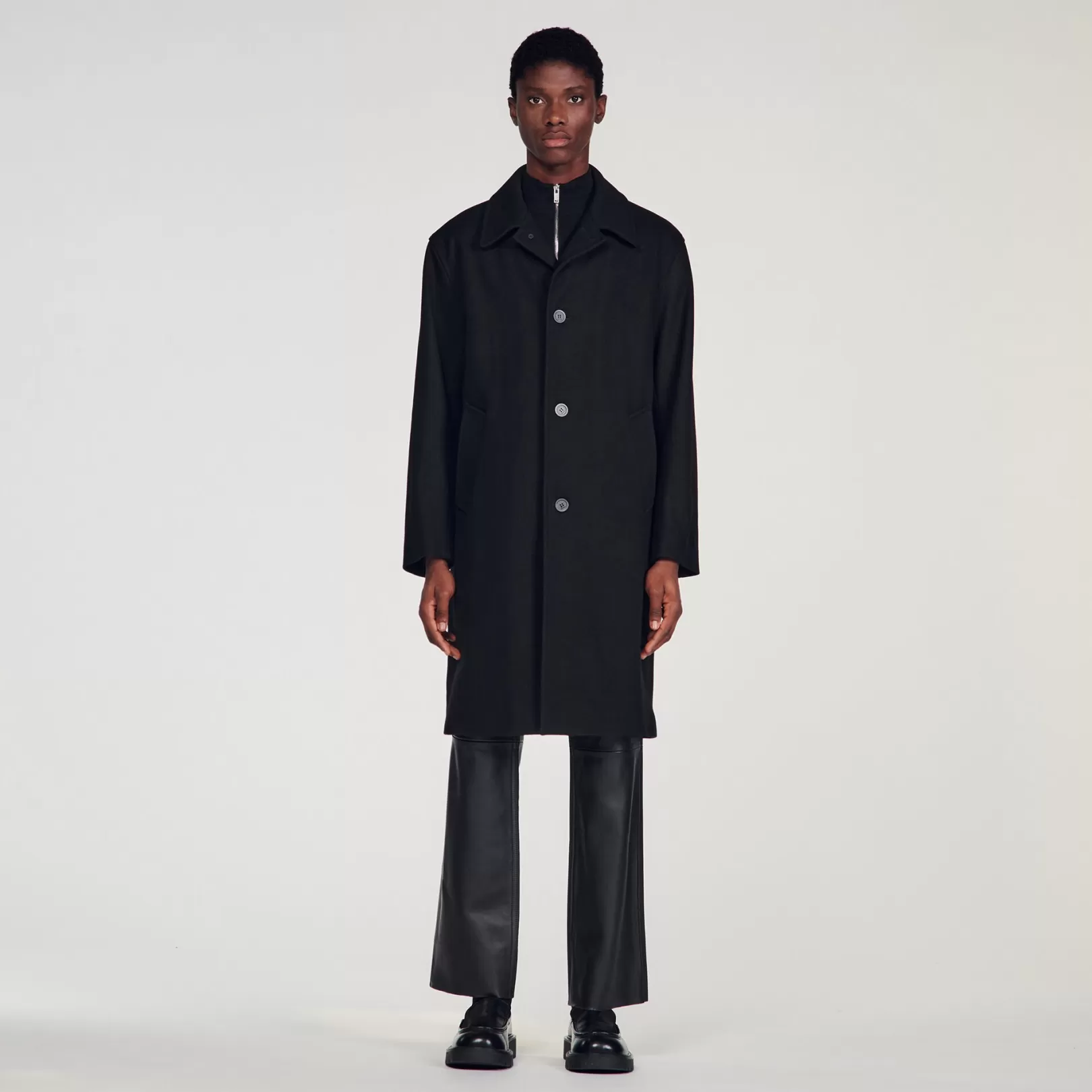 Coats*Sandro Coats Wool and cashmere coat